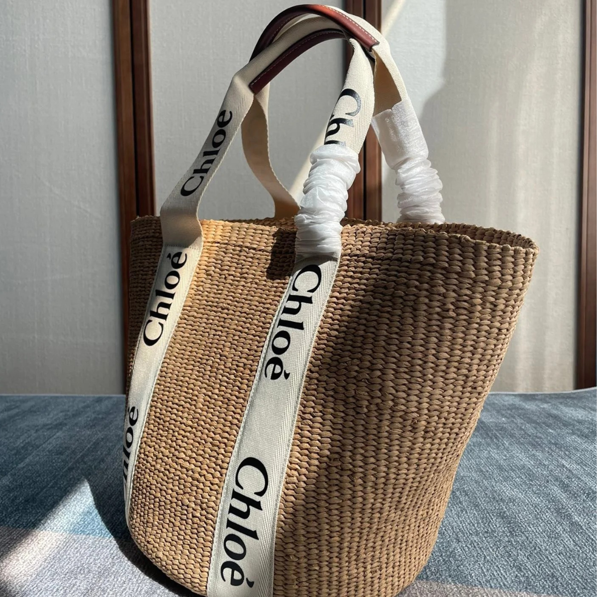 CHLOÉ WOODY LARGE BASKET BAG